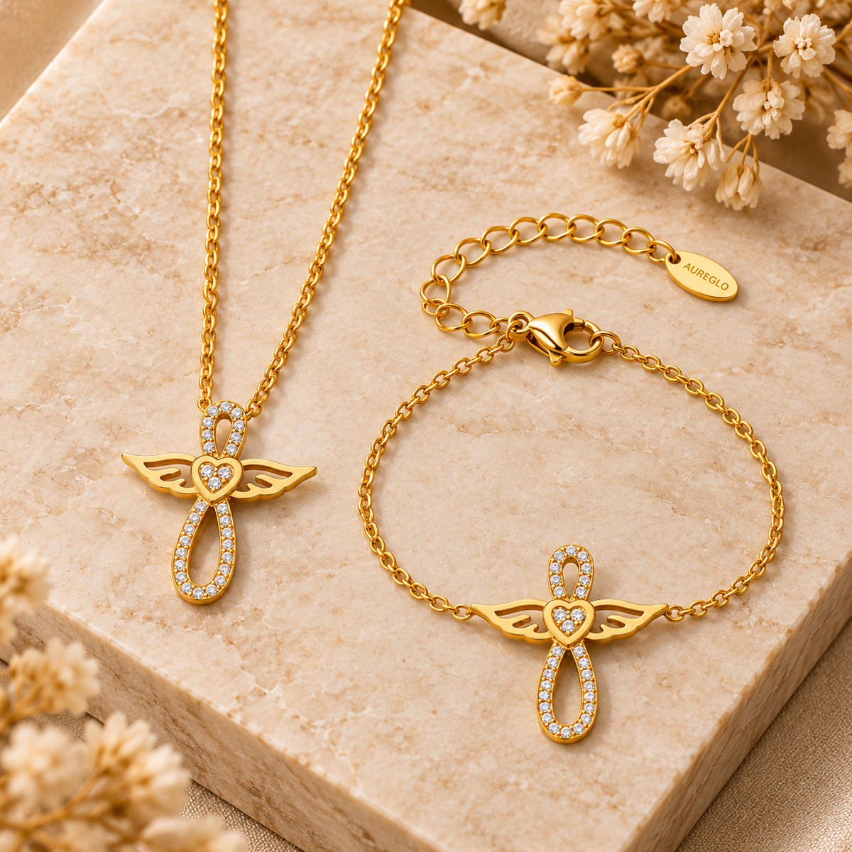 Celestial Angel Pendant Set