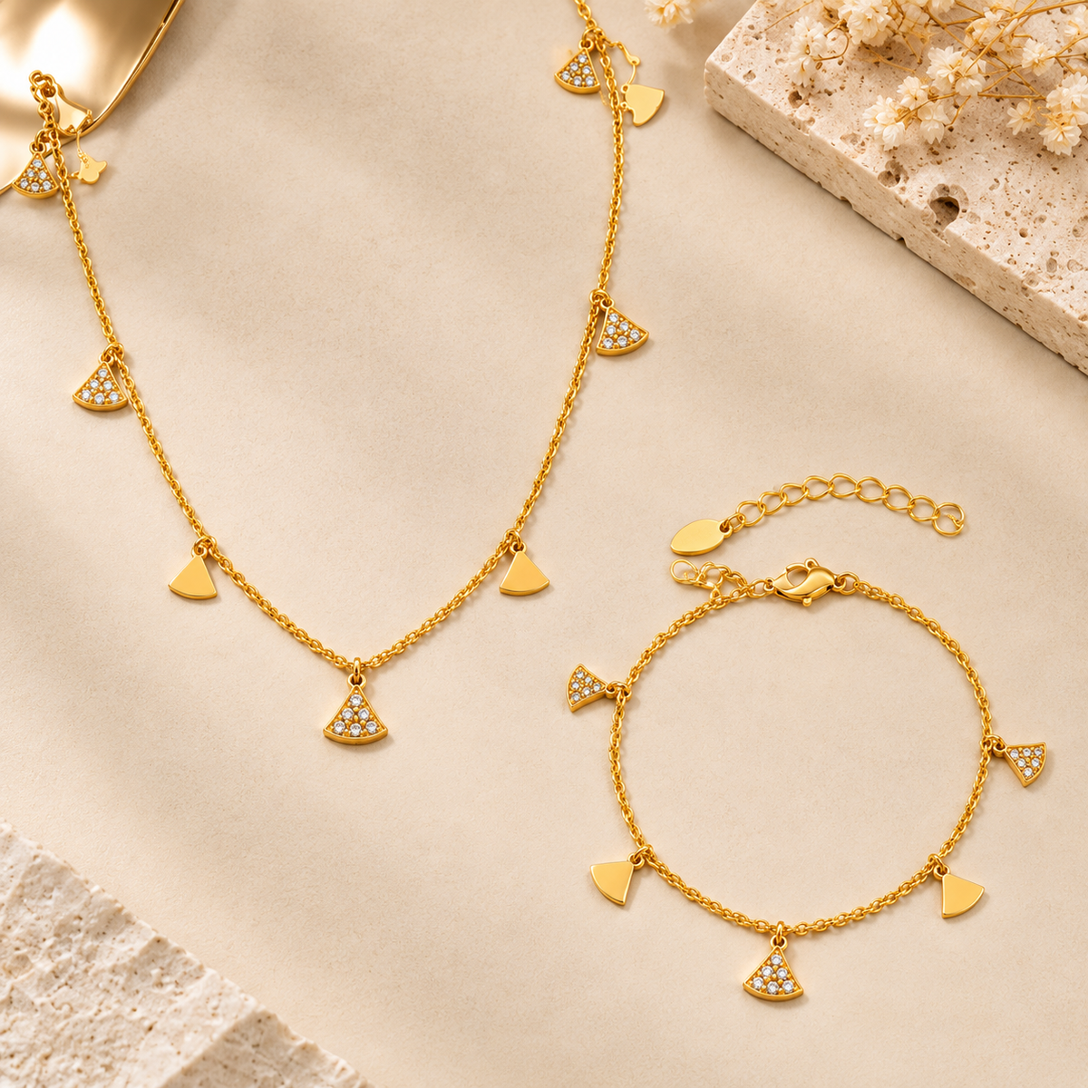 Minimal Triangle Charm Set