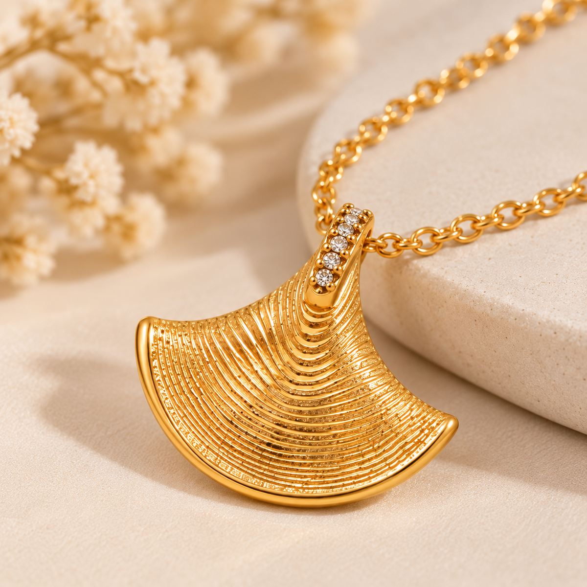 Silken Herringbone Necklace