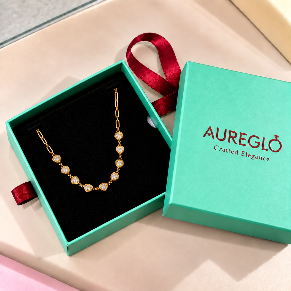 Rosette Riviera Link Necklace