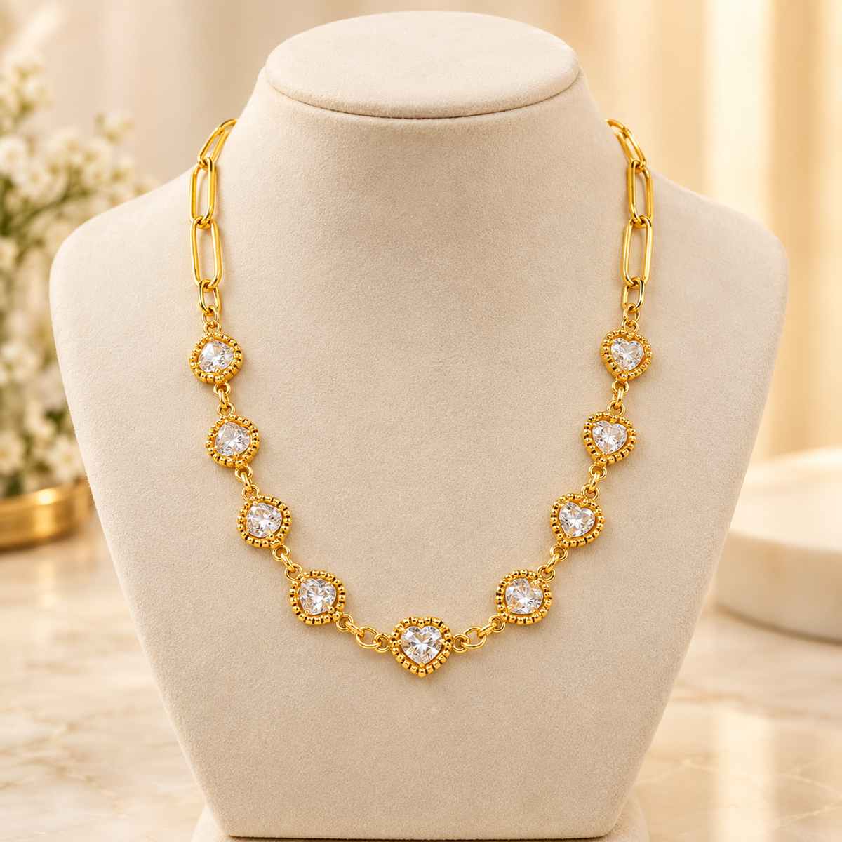 Rosette Riviera Link Necklace