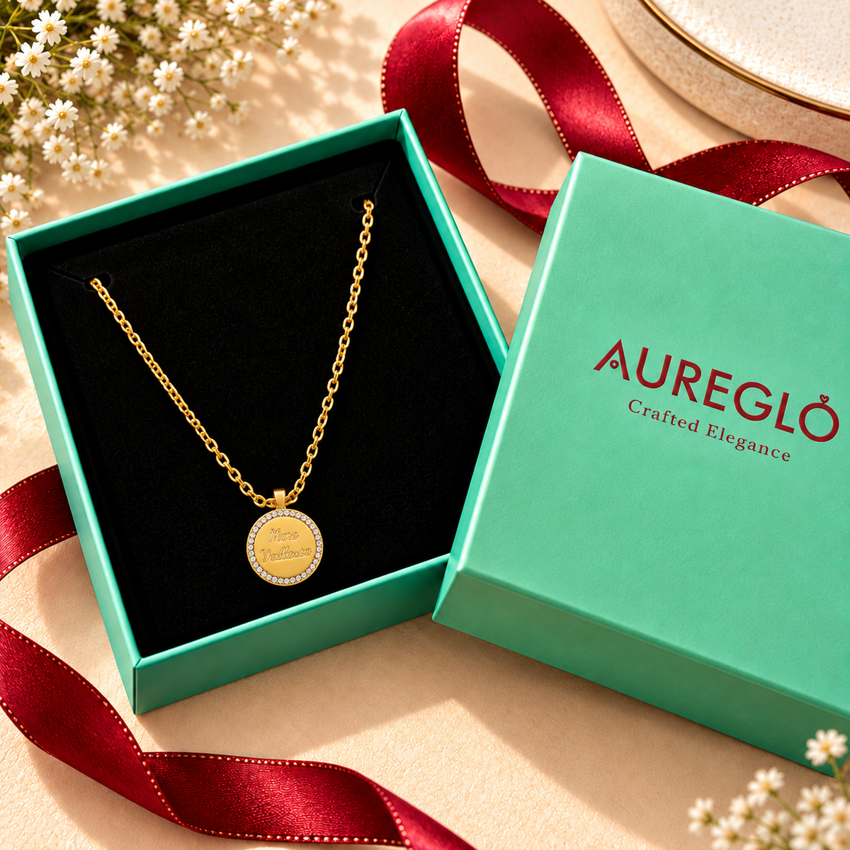 Forever Love Zircon Pendant Necklace