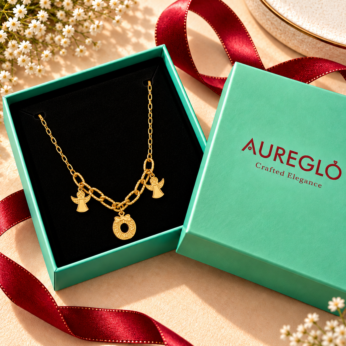 Guardian Angel Charm Necklace