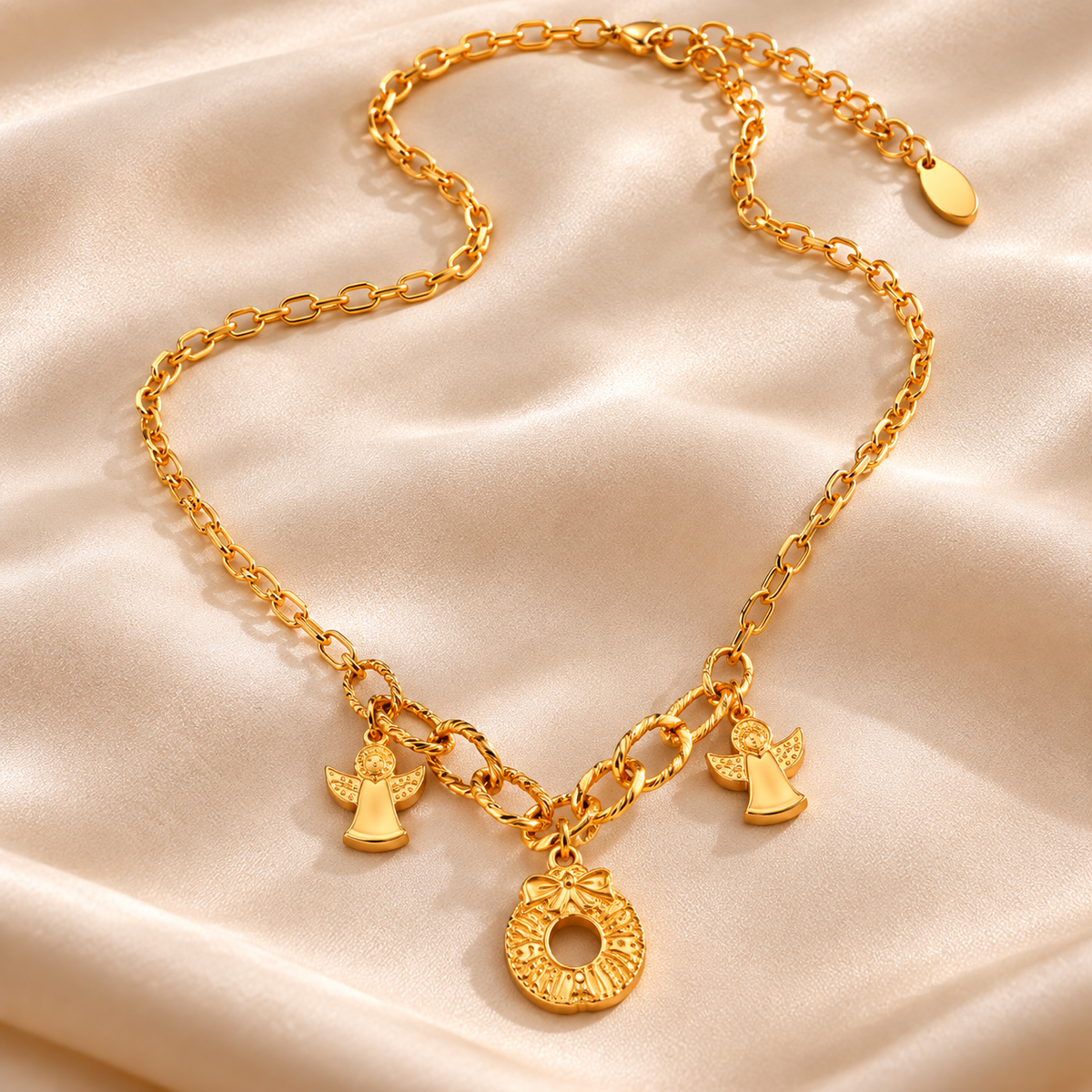 Guardian Angel Charm Necklace