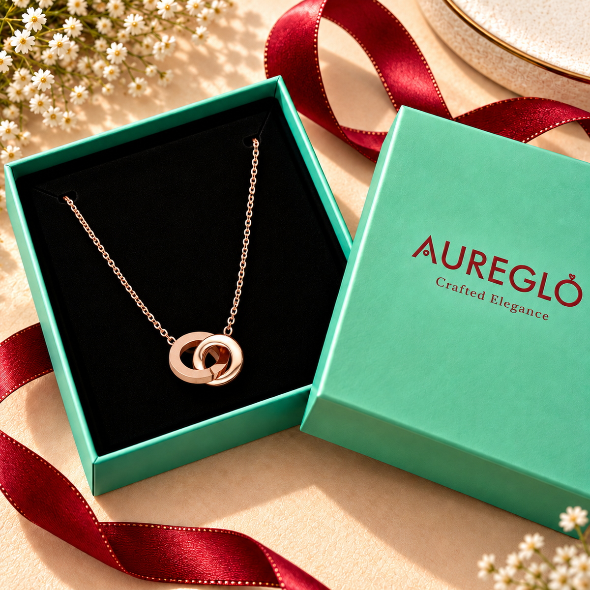 Interlocking Rings Necklace