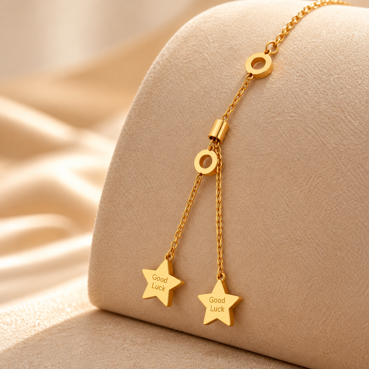Celestial Star Drop Necklace