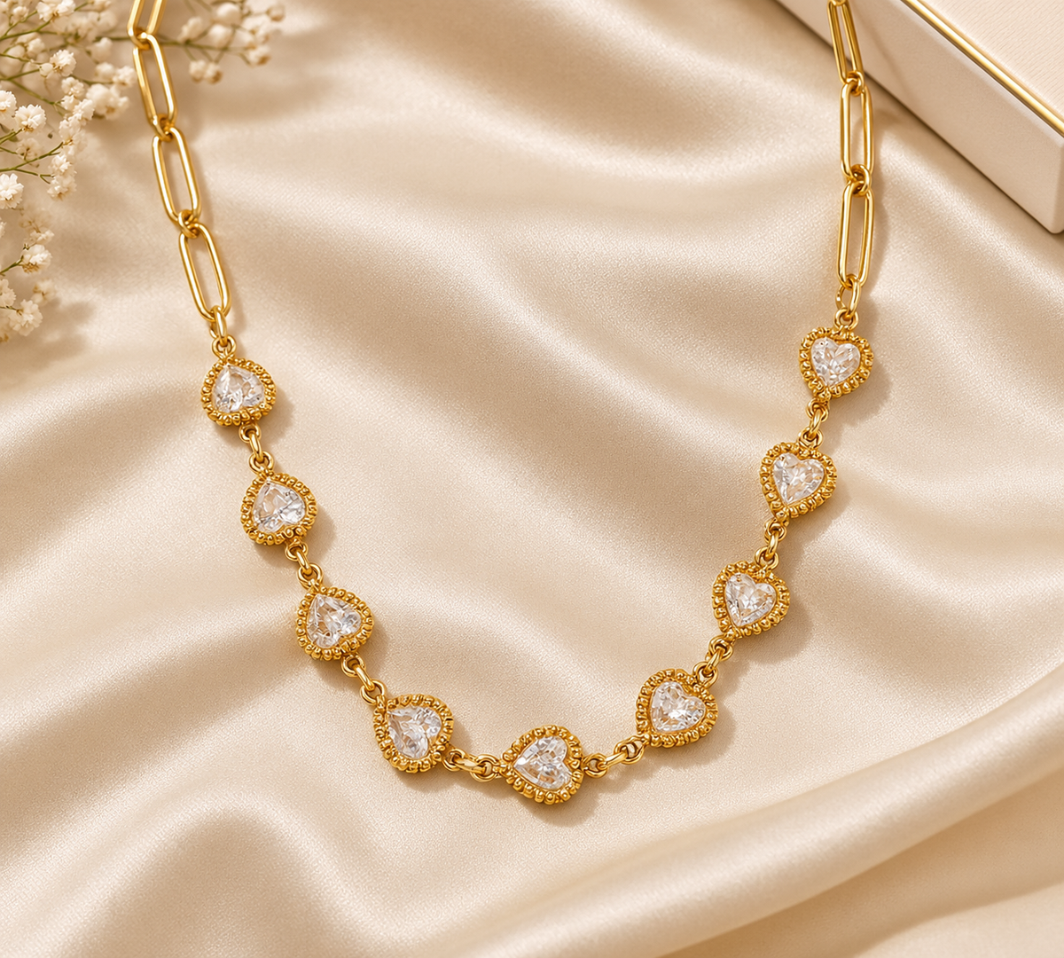 Rosette Riviera Link Necklace