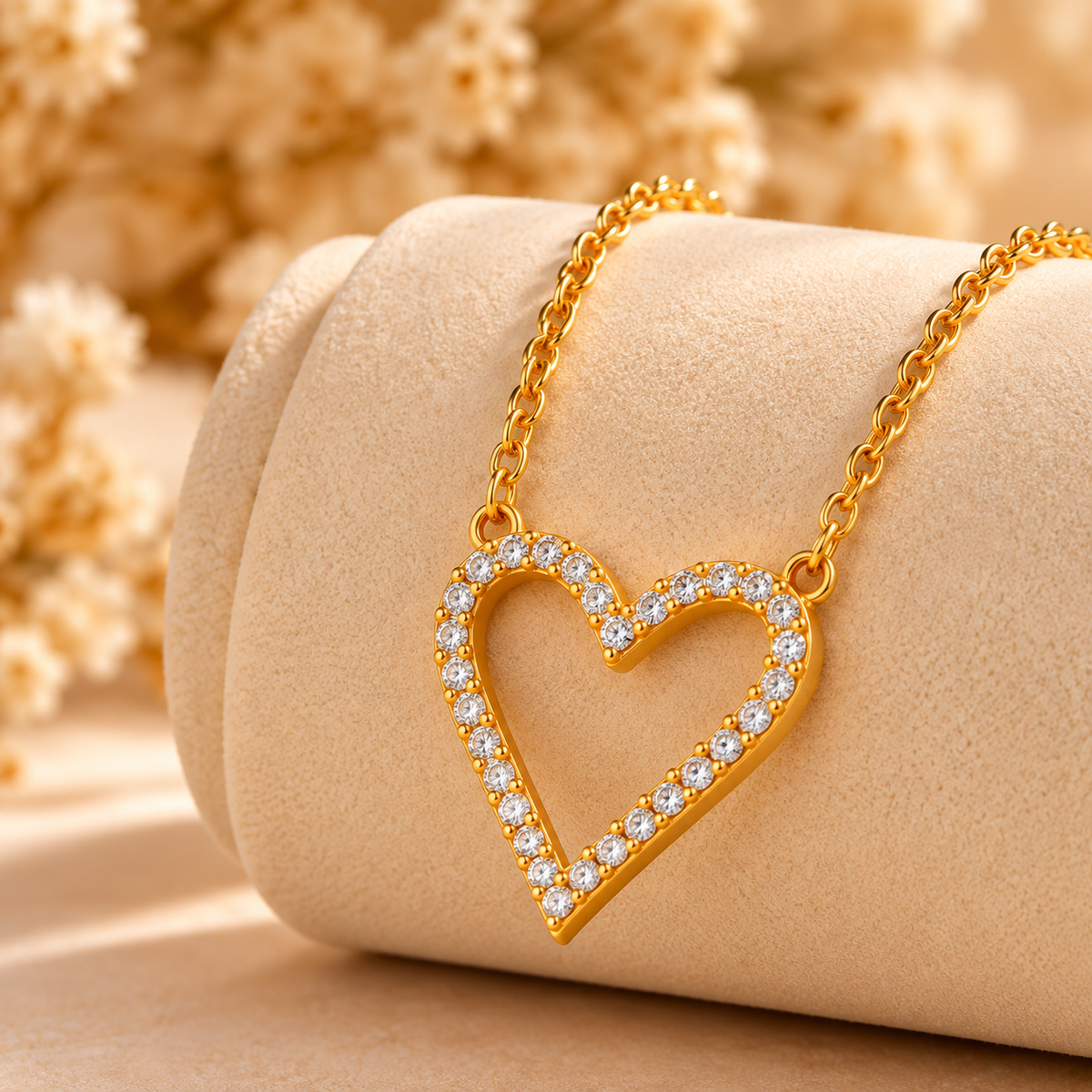 Classic Crystal Heart Necklace