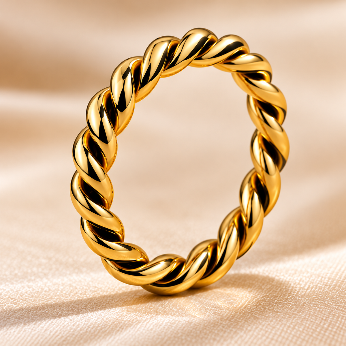 Cordelia Twisted Gold Ring
