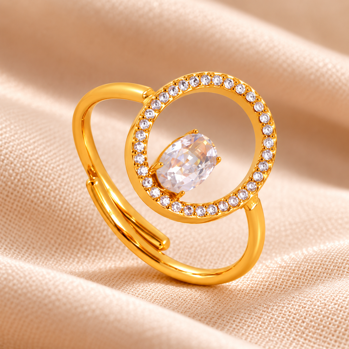 Halo Radiance Open Ring