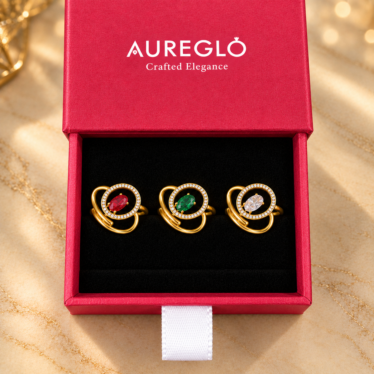 Halo Radiance Open Ring