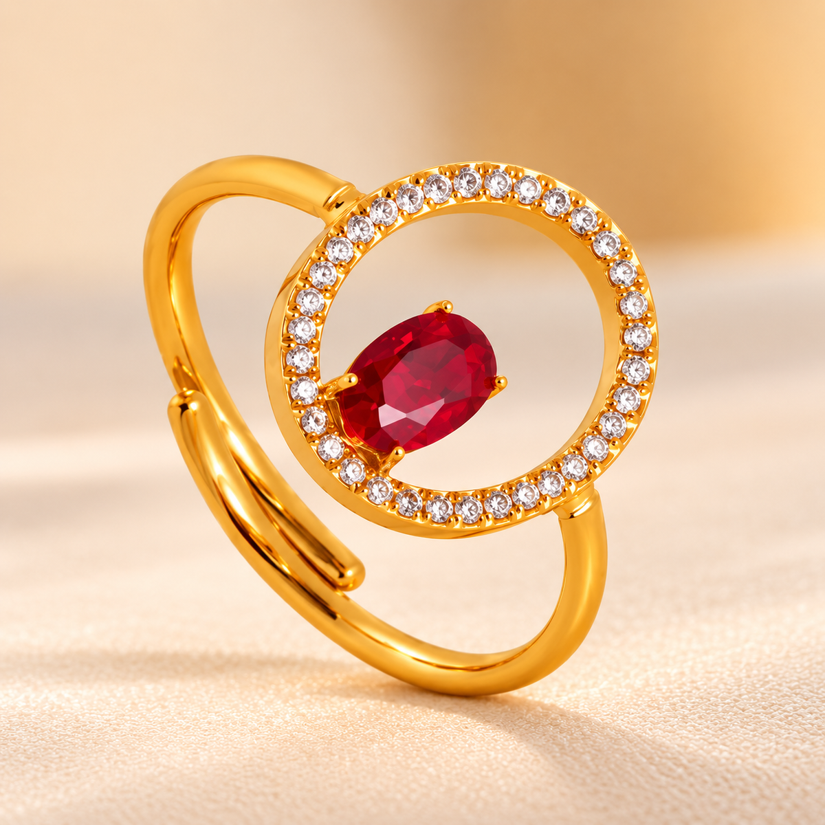 Halo Radiance Open Ring
