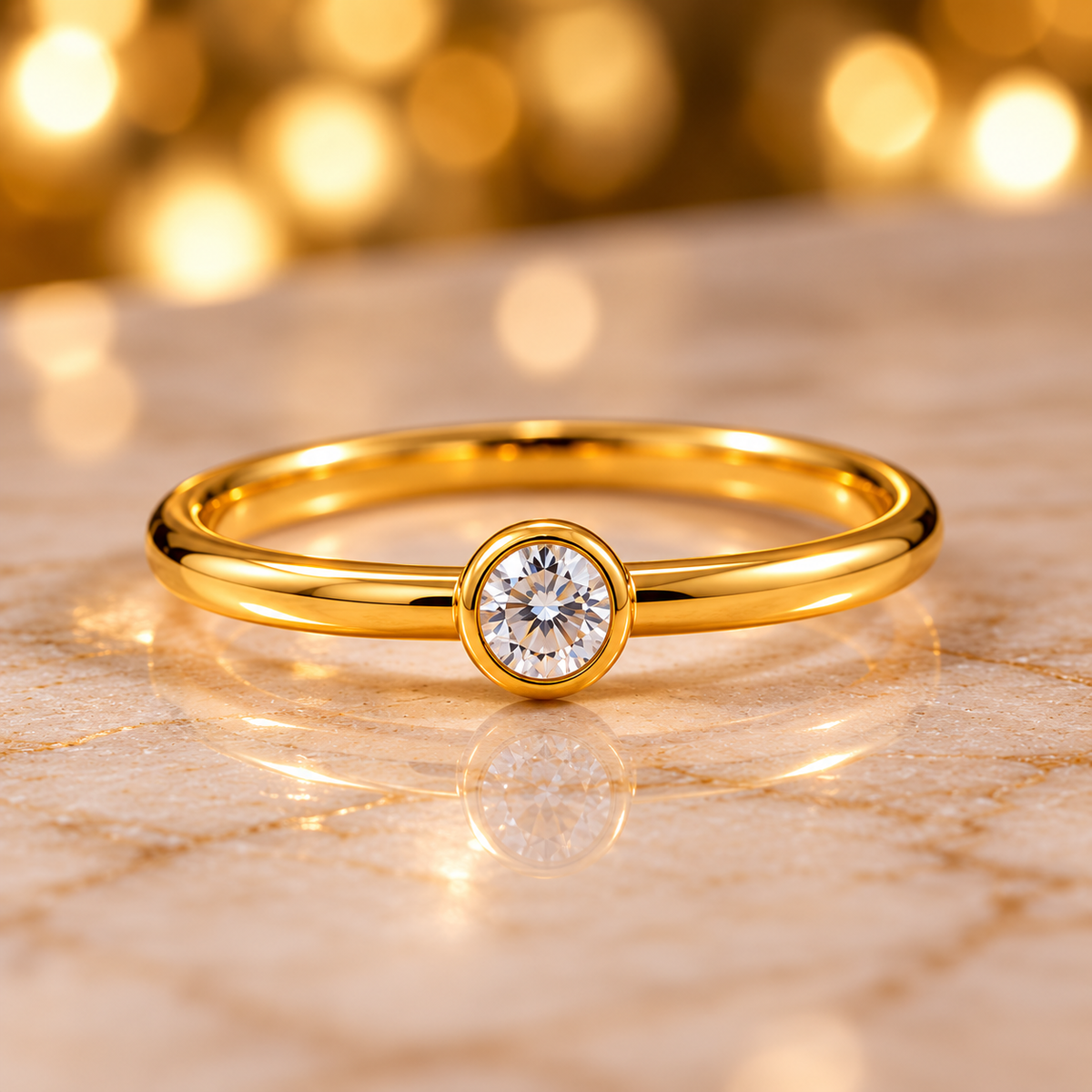 Éclat Petite Solitaire Ring