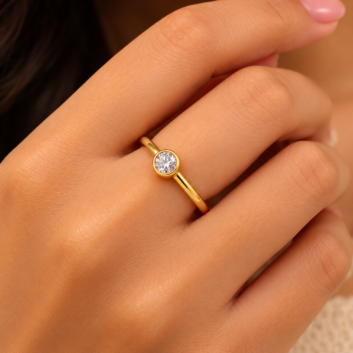 Éclat Petite Solitaire Ring