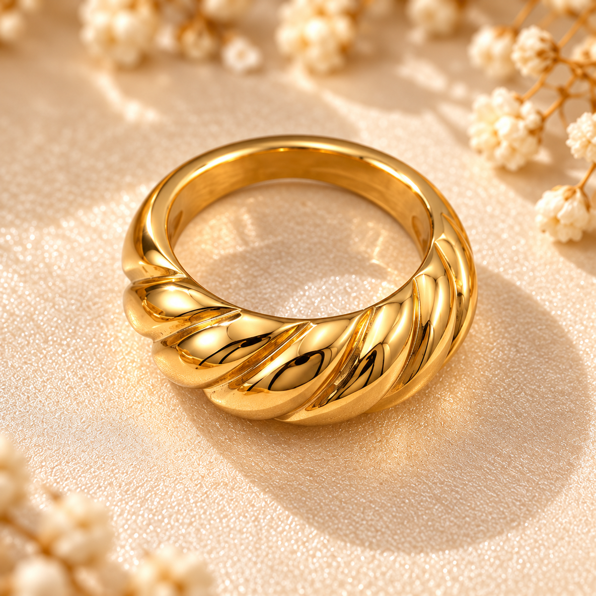 Sienna Sculpted Braid Ring
