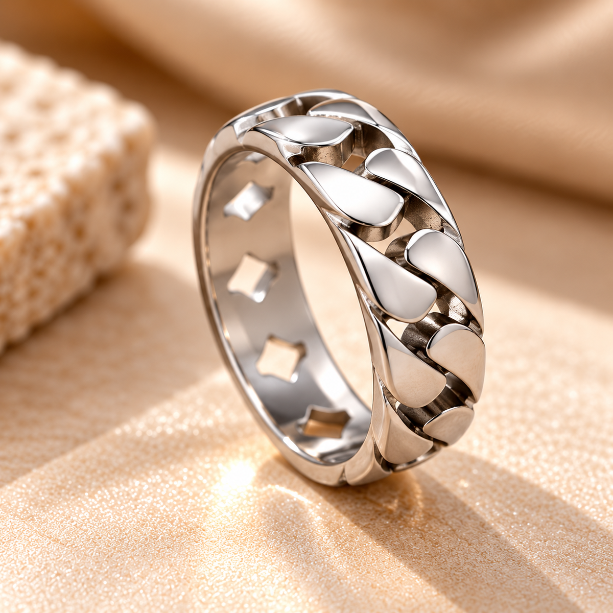 Argent Chainlink Ring