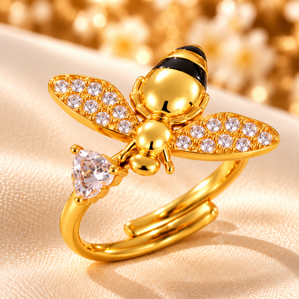 Miel Éclat Bee Ring