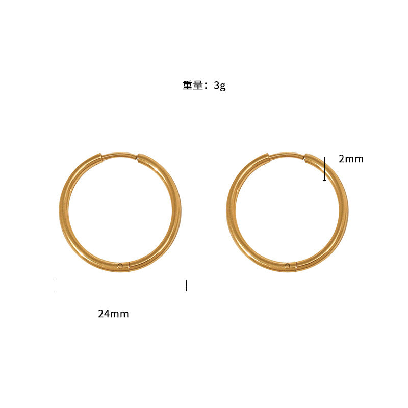 Essential Fine Gold Hoops