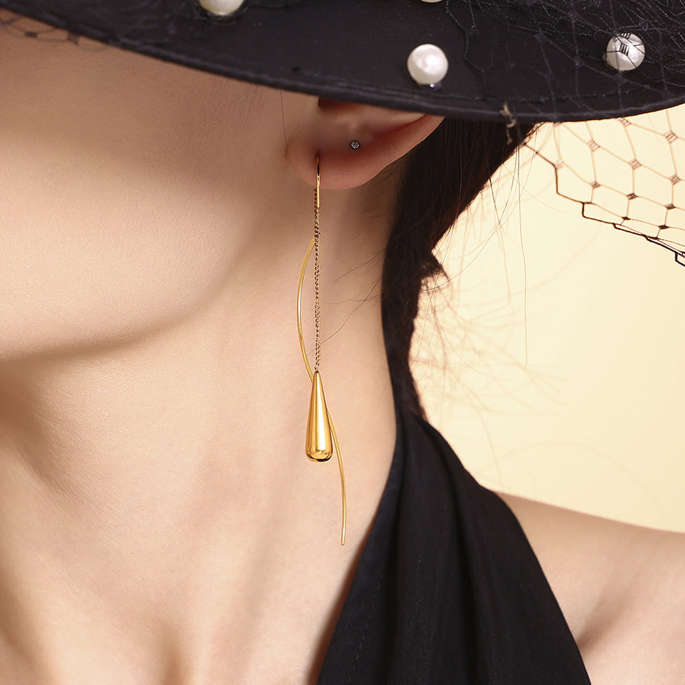 Aurelia Teardrop Threaders
