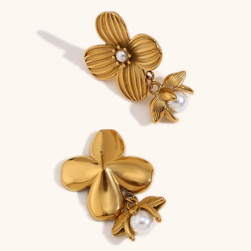 Fleur de Perle Statement Drops