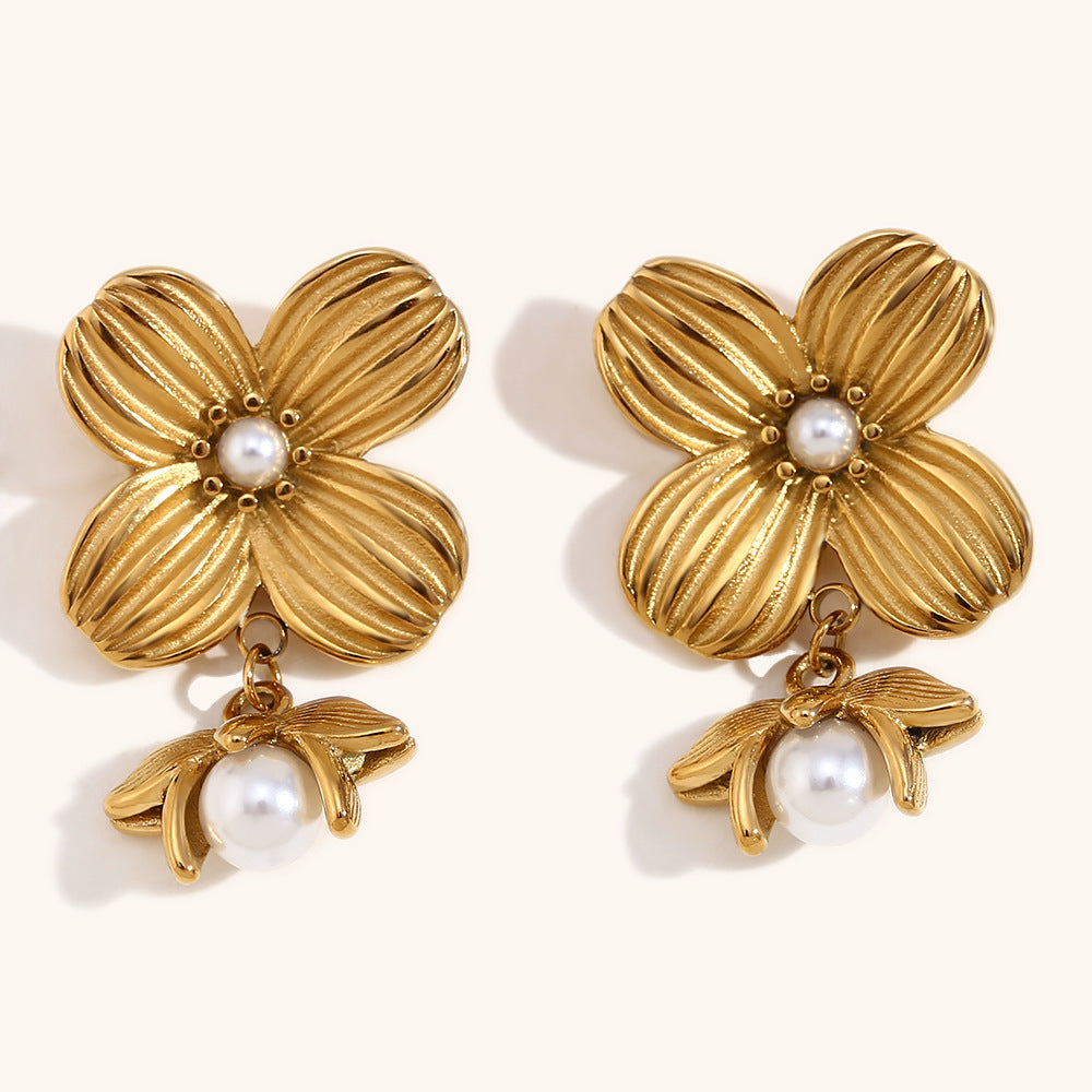 Fleur de Perle Statement Drops