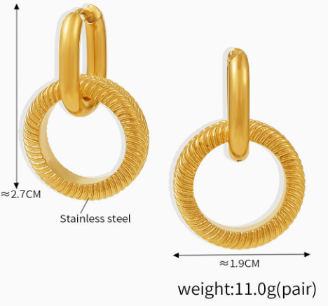 Riviera Rope Link Earrings