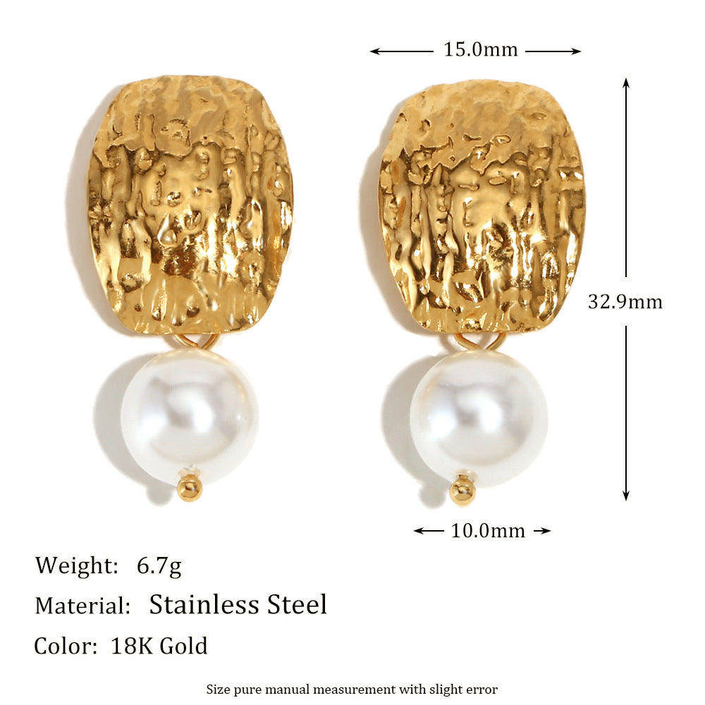 Eclat Pearl Hammered Drops