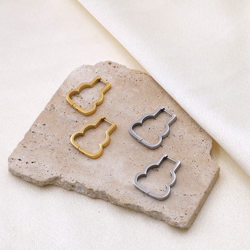 Belle Cloud Geometric Hoops