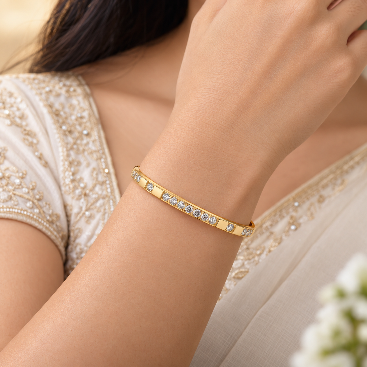 Tennis Segment Bangle