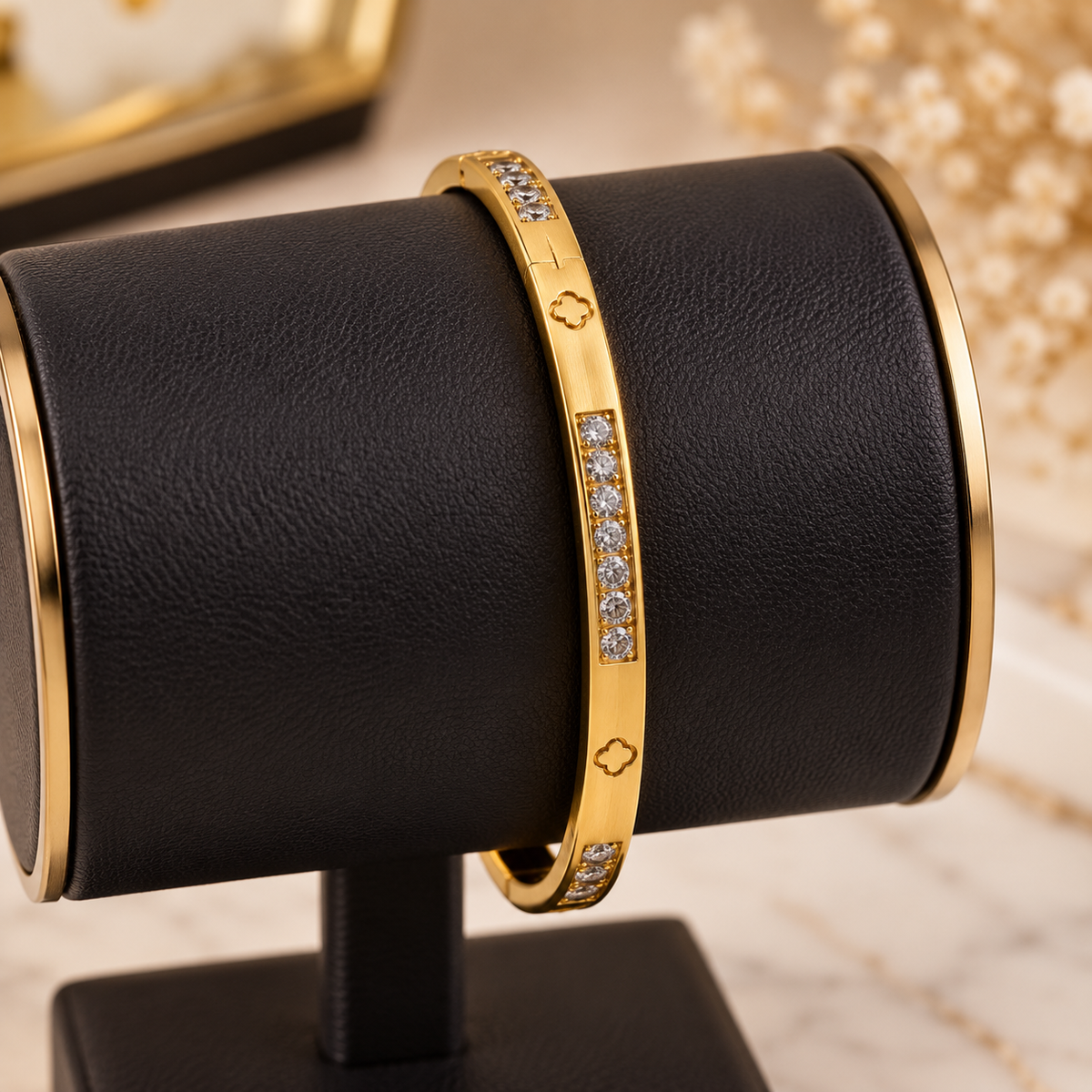 Star & Sparkle Panel Bangle