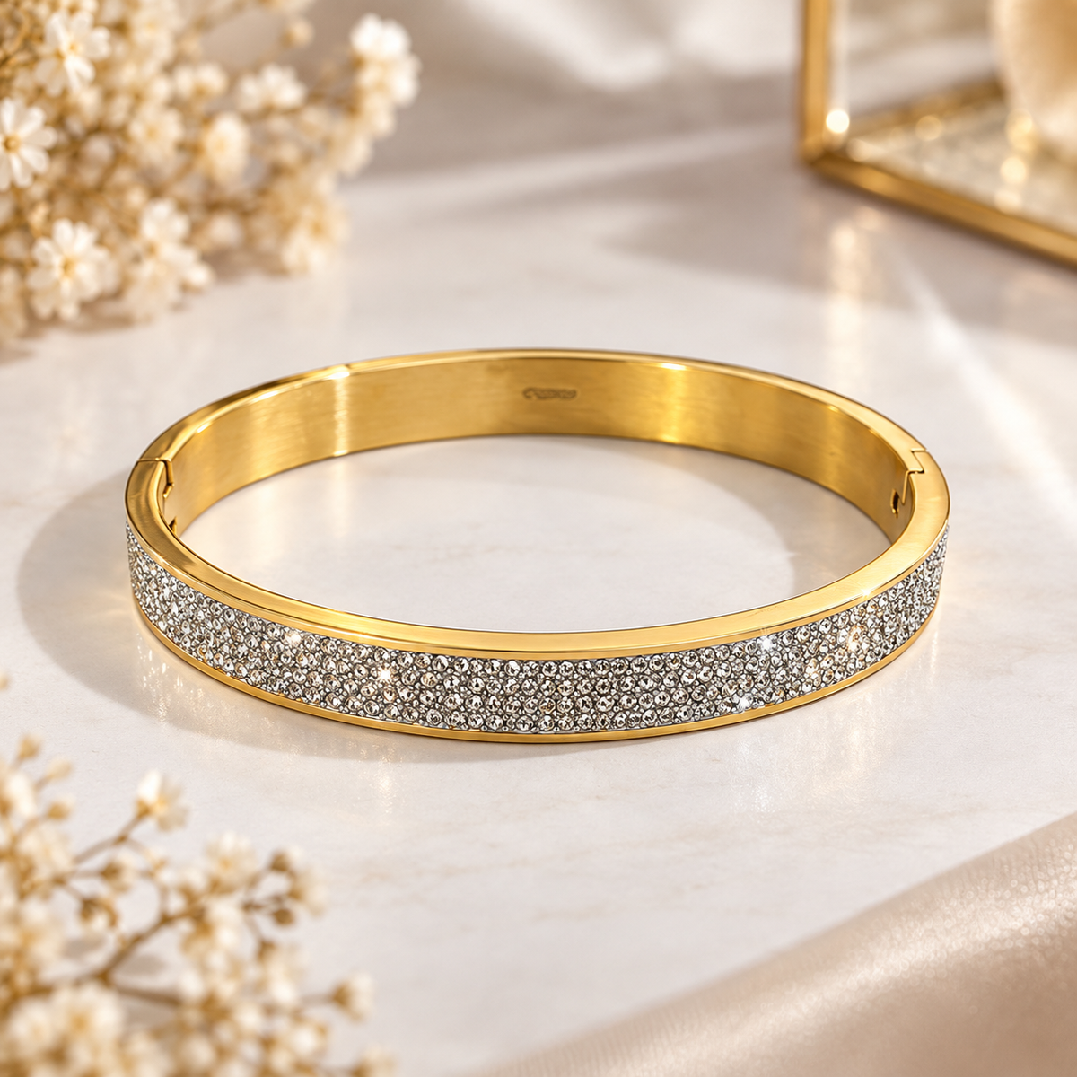 Pavé Crystal Band Bangle