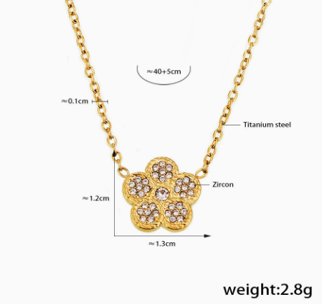 Fleur de Lumière Crystal Necklace