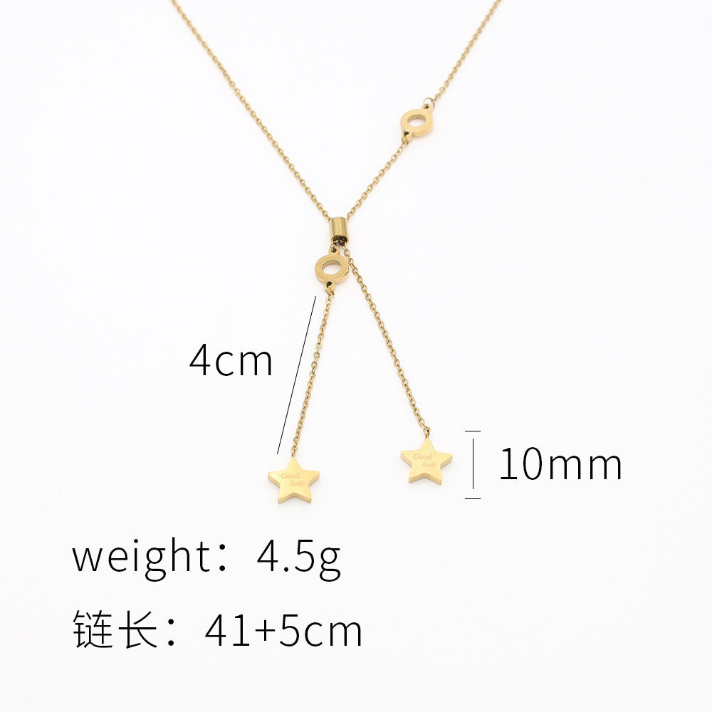 Starlight Twin-Drop Lariat