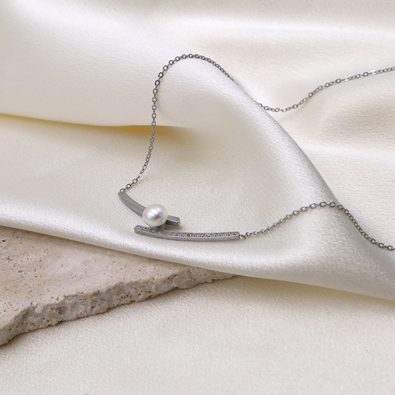 Silver Tide Sculpted Pendant