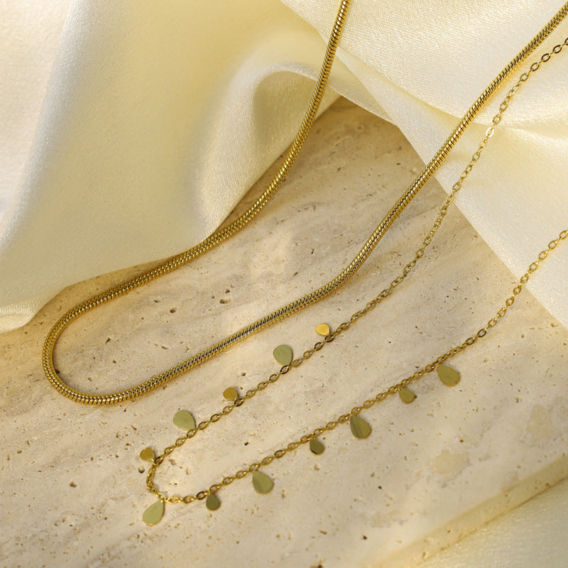 Teardrop Charm Necklace