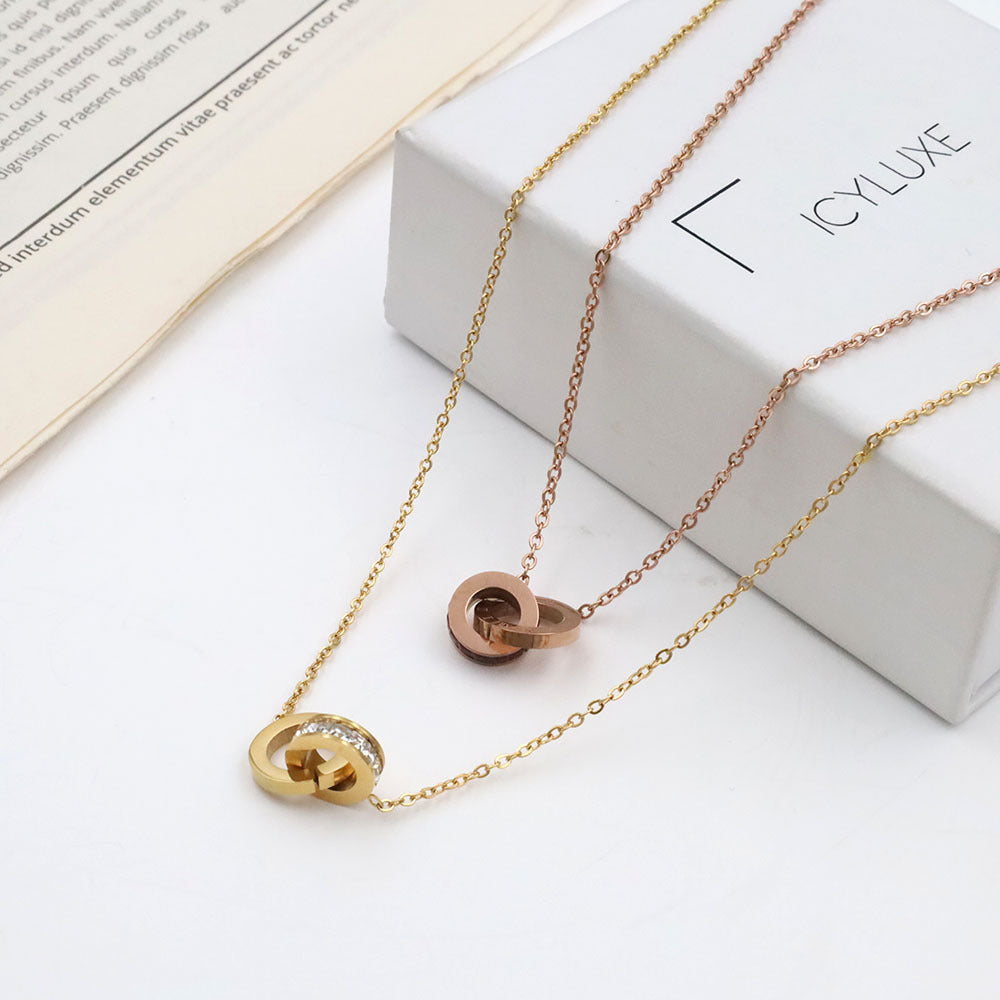 Interlocking Rings Necklace