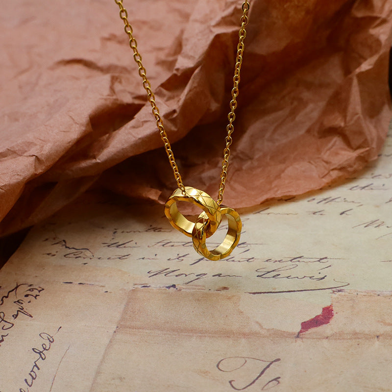 Interlocking Elegance Knot Necklace