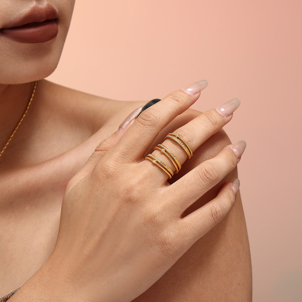 Arcadia Open Zircon Ring