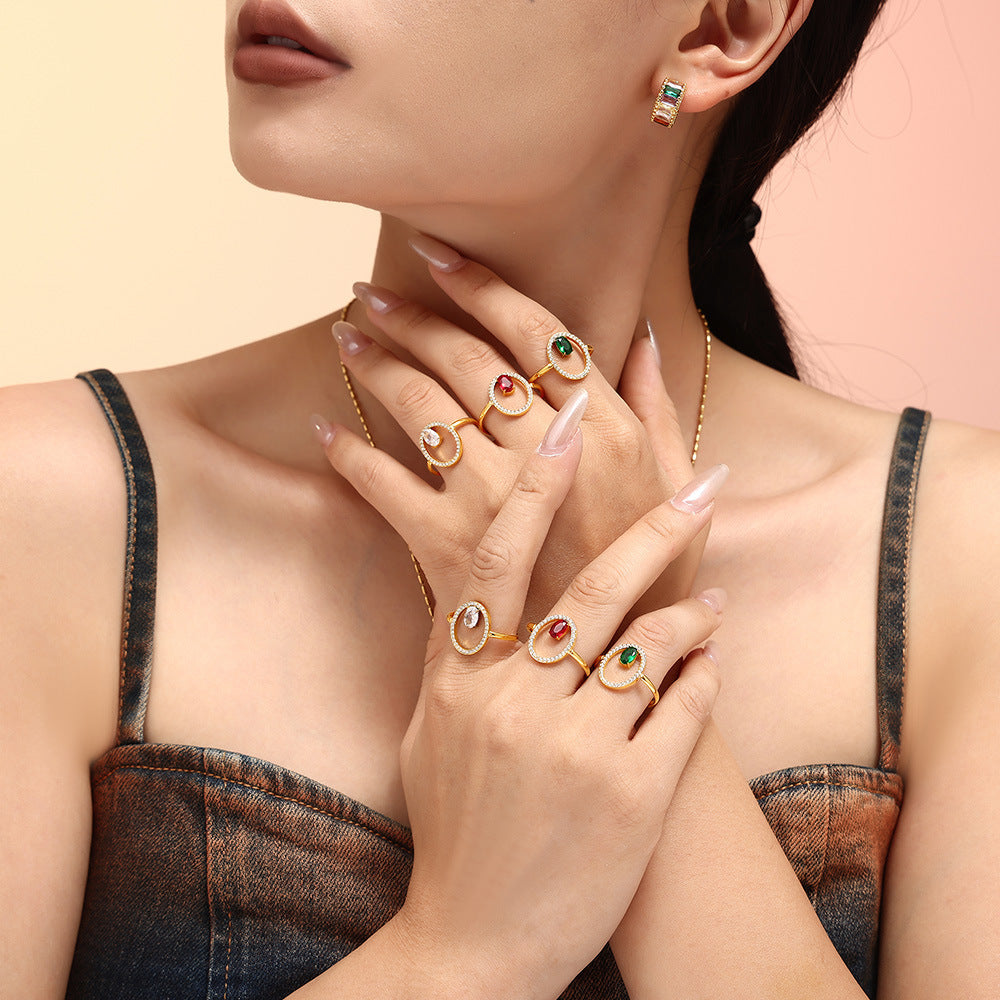 Halo Radiance Open Ring