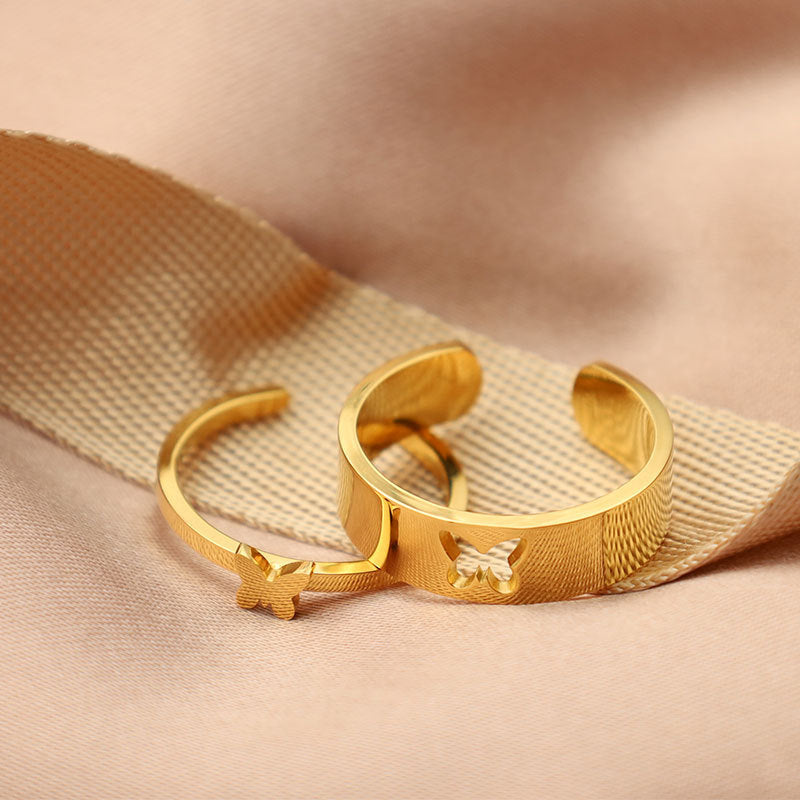 Papillon Cutout Cuff Ring
