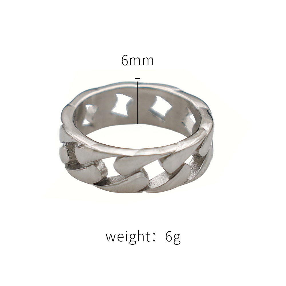 Argent Chainlink Ring