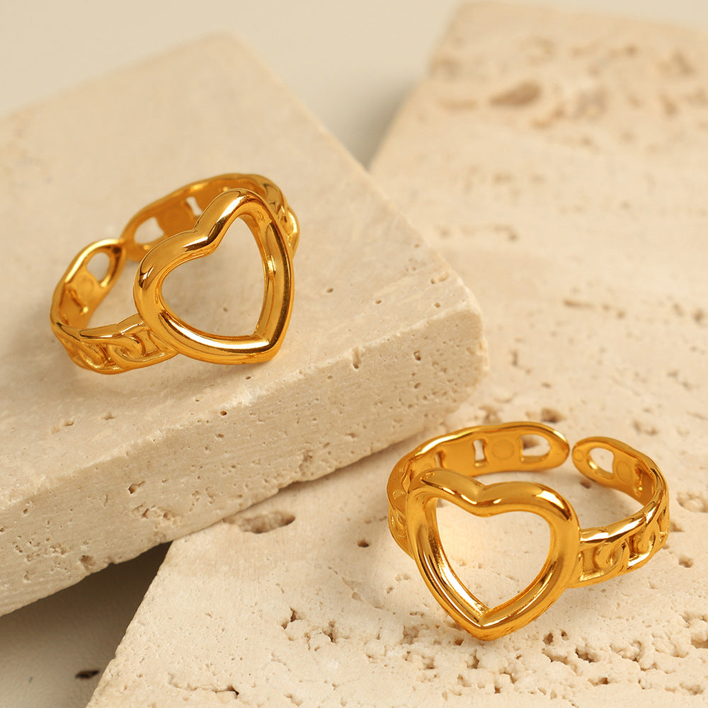 Coeur Libre Open Heart Ring