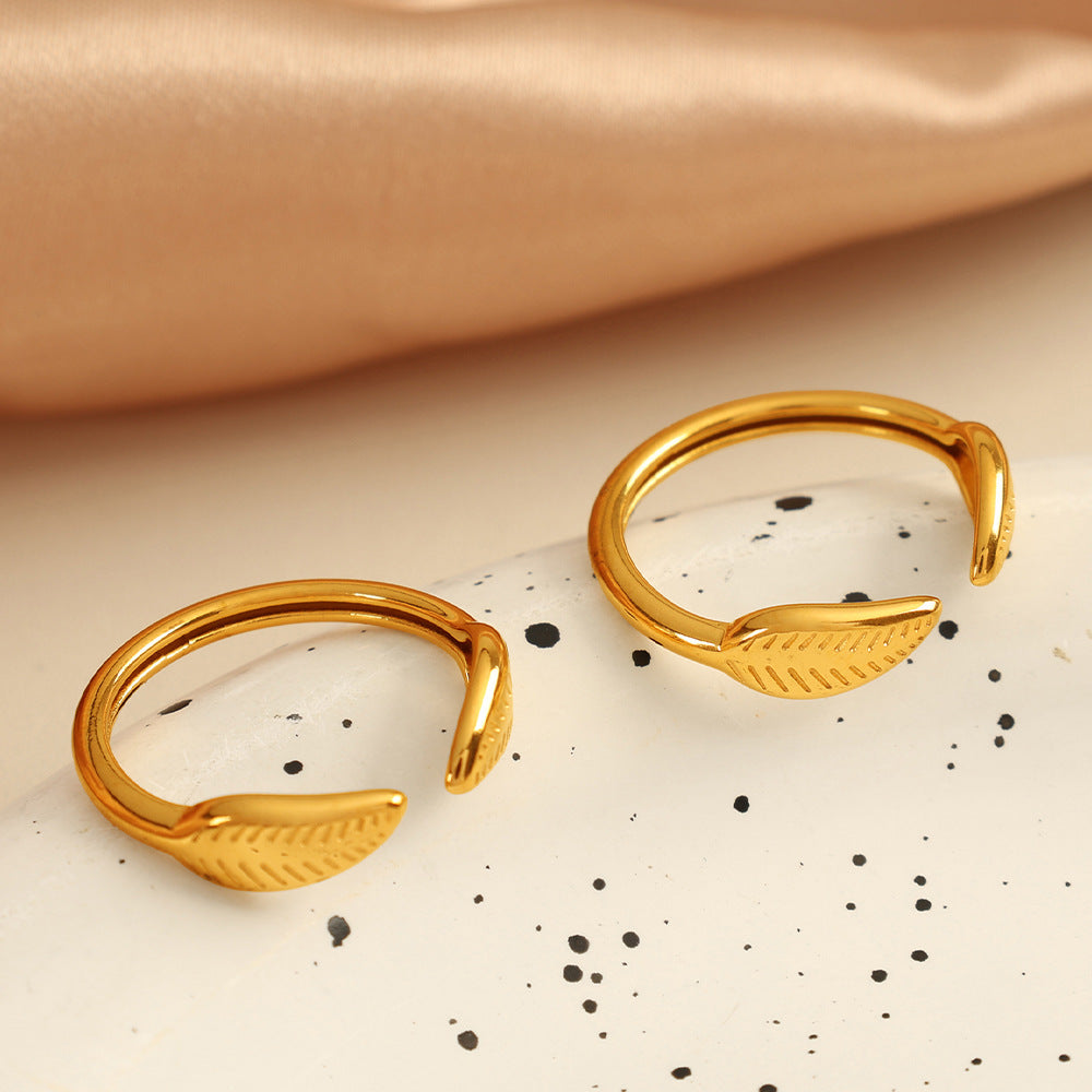 Sylvan Twin Leaf Ring