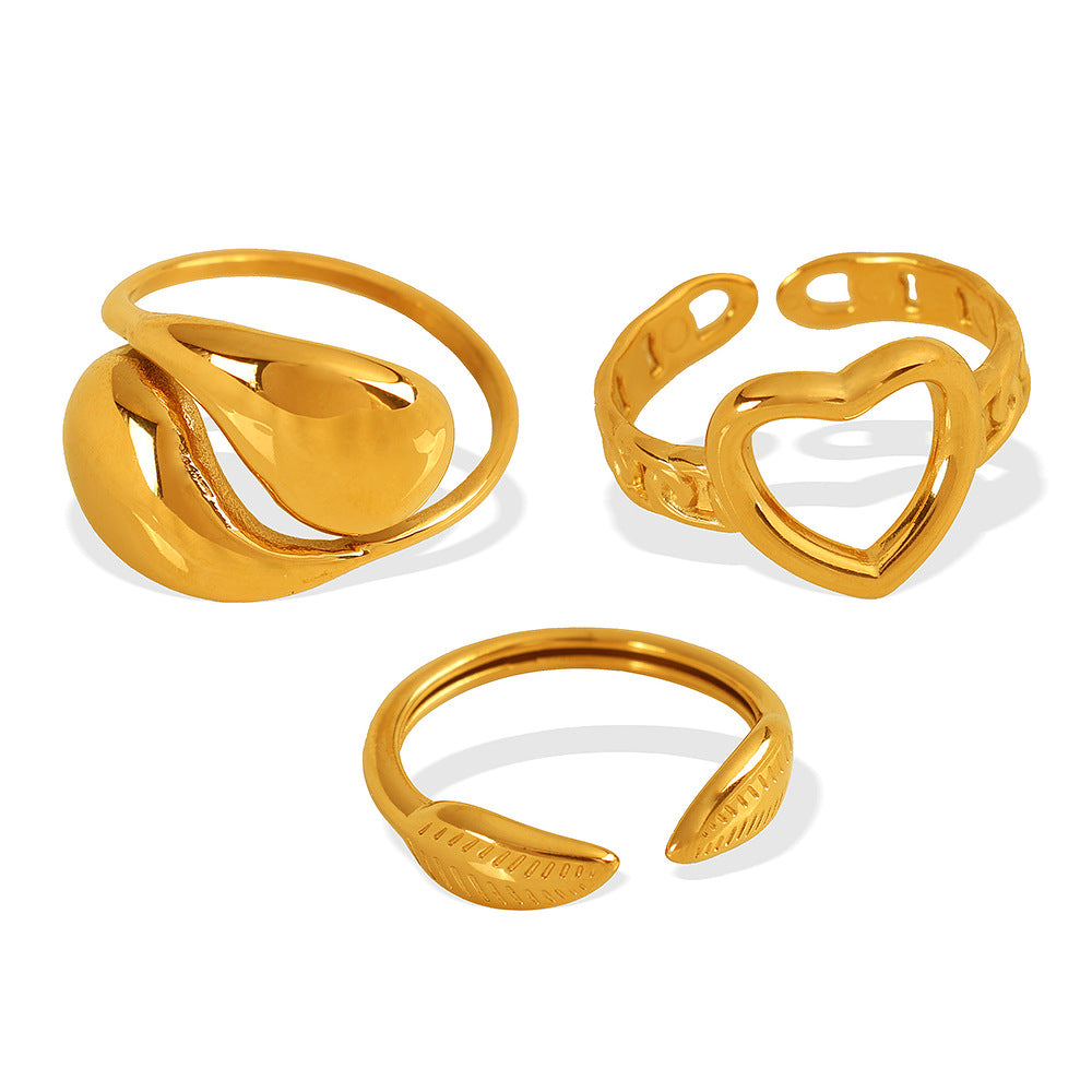 Sylvan Twin Leaf Ring