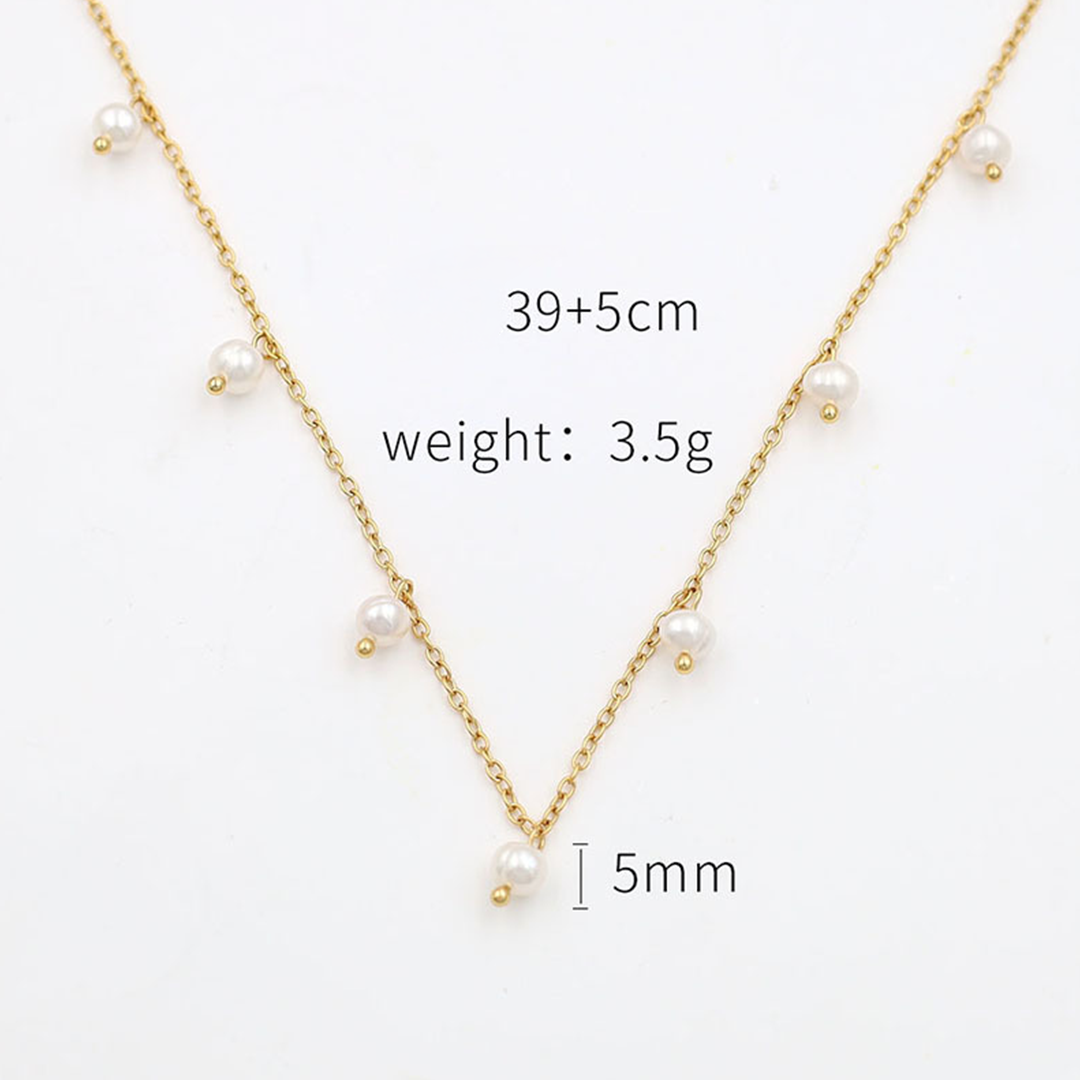 Perle Éclat Floating Necklace
